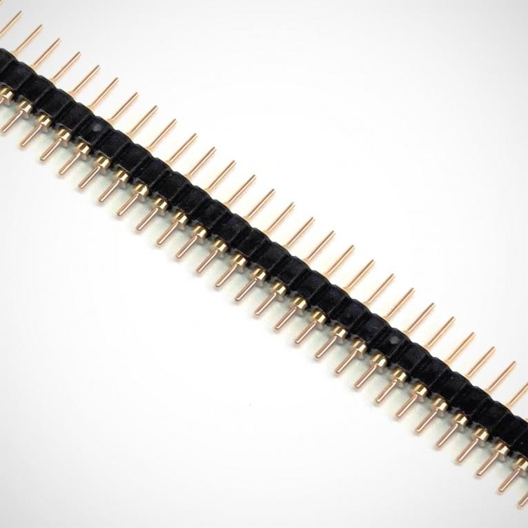 Single Row 40Pin 2.54mm Round Male SIP Socket Pin Header - DIY Keyboards